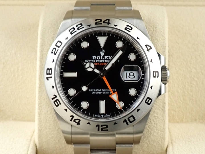 ロレックス エクスプローラーII Ref.226570 ステンレススチール ブラック文字盤