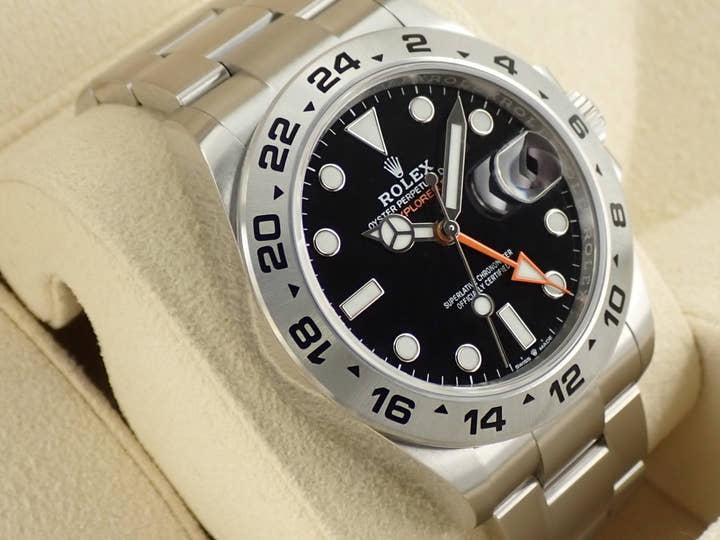 ロレックス エクスプローラーII Ref.226570 ステンレススチール ブラック文字盤
