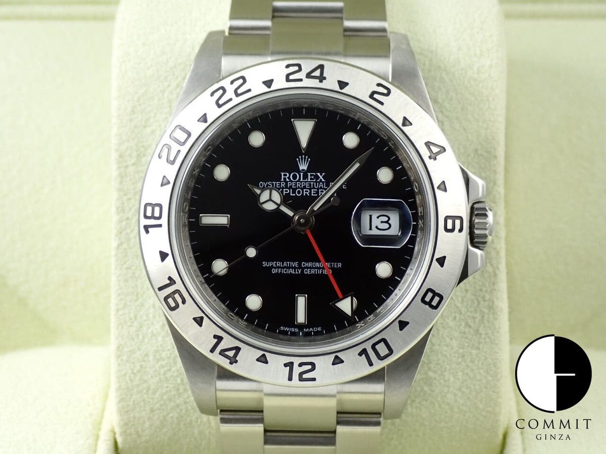 Rolex Explorer II Ref. 16570 Stainless Steel Black Dial