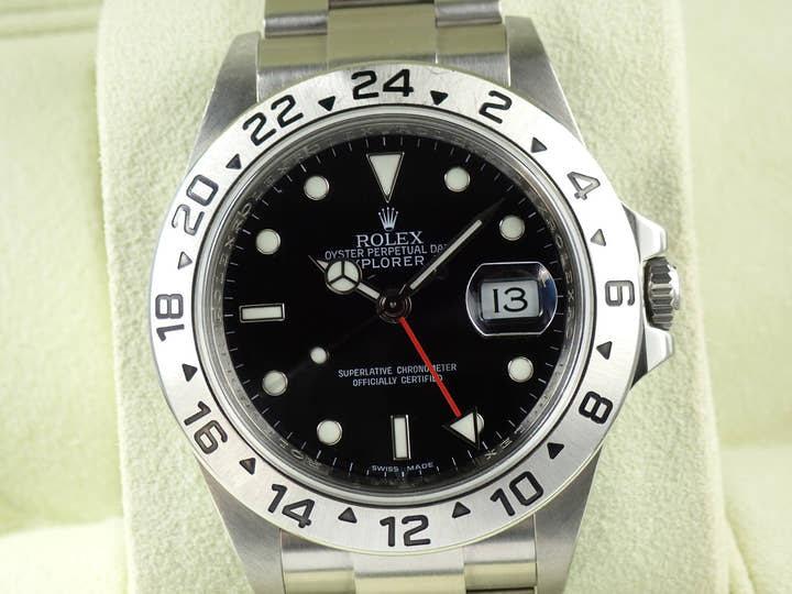 Rolex Explorer II Ref. 16570 Stainless Steel Black Dial