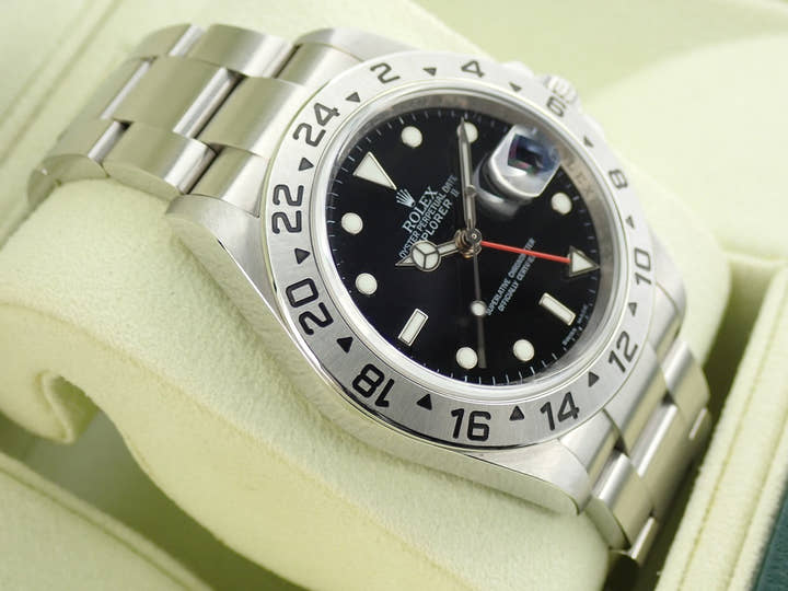 Rolex Explorer II Ref. 16570 Stainless Steel Black Dial