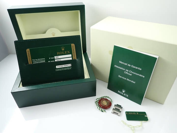Rolex Explorer II Ref. 16570 Stainless Steel Black Dial