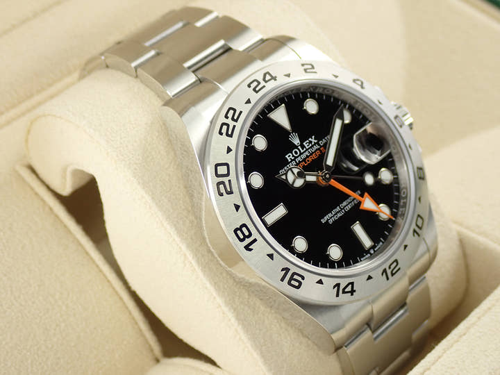 ロレックス エクスプローラーII Ref.226570 ステンレススチール ブラック文字盤