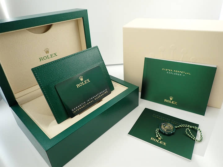 ロレックス エクスプローラーII Ref.226570 ステンレススチール ブラック文字盤