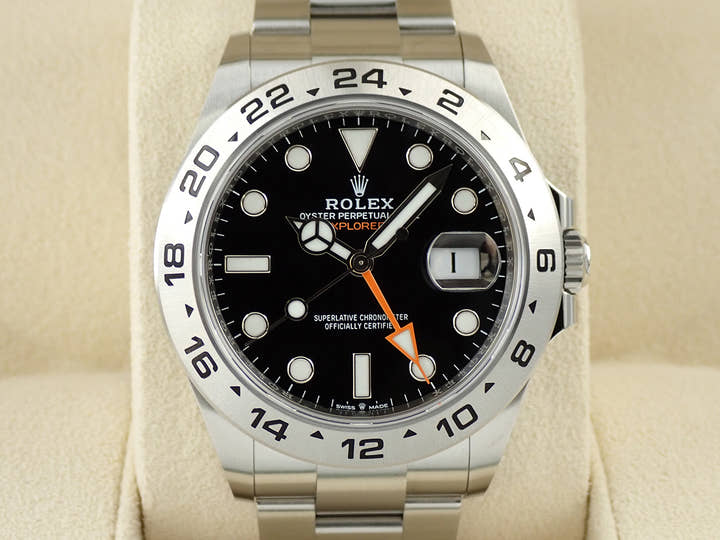 ロレックス エクスプローラーII Ref.226570 ステンレススチール ブラック文字盤