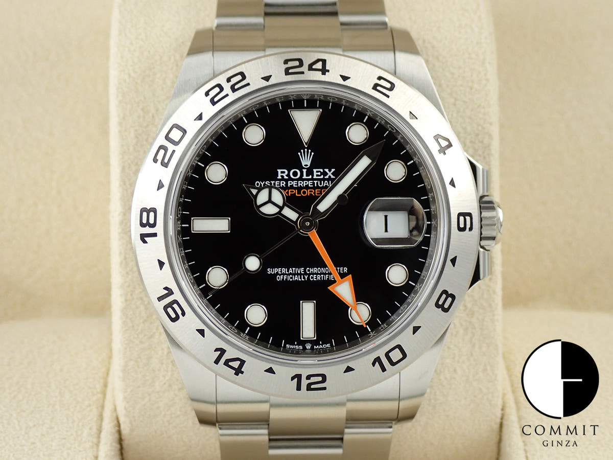 ロレックス エクスプローラーII Ref.226570 ステンレススチール ブラック文字盤