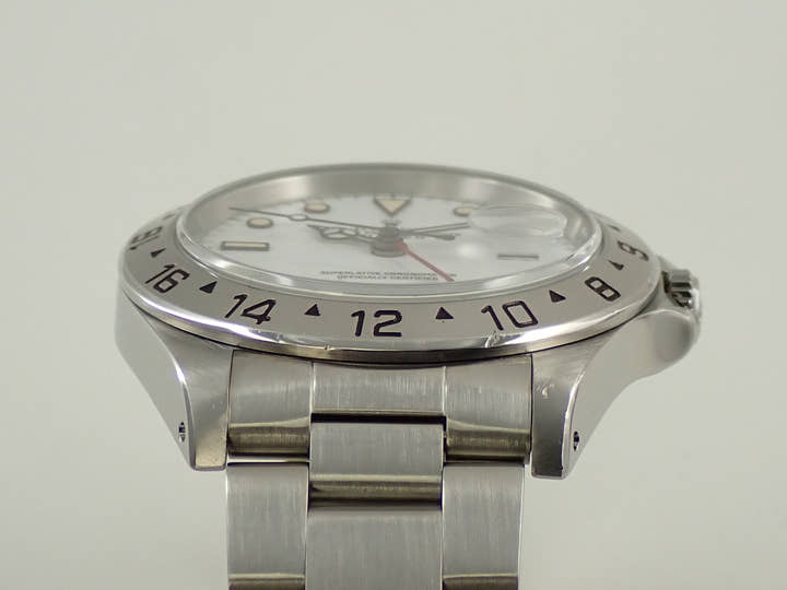 ロレックス エクスプローラーII Ref.16570 ステンレススチール ホワイト文字盤