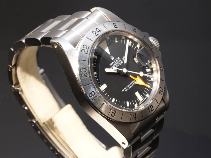 ロレックス エクスプローラーII Ref.1655 ステンレススチール ブラック文字盤