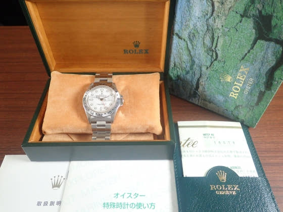 Rolex Explorer II Ref.16570 White Dial Used explorer2-4