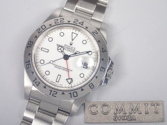 Rolex Explorer II Ref.16570 White Dial Used explorer2-4