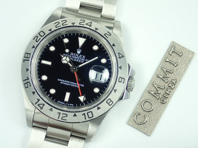 ロレックス エクスプローラーII Ref.16570 ブラック文字盤 中古 explorer2-54