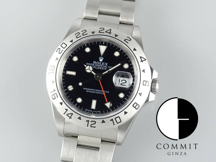 ロレックス エクスプローラーII Ref.16570 ブラック文字盤 中古 explorer2-90