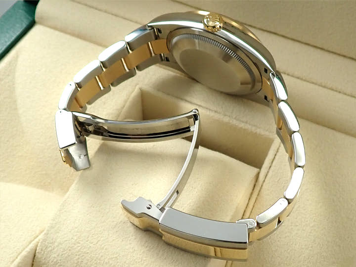 ロレックス エクスプローラー36 Ref.124273 ステンレススチール/イエローゴールド ブラック文字盤