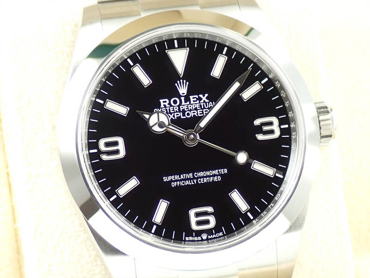 ロレックス エクスプローラー40 Ref.224270 ステンレススチール ブラック文字盤