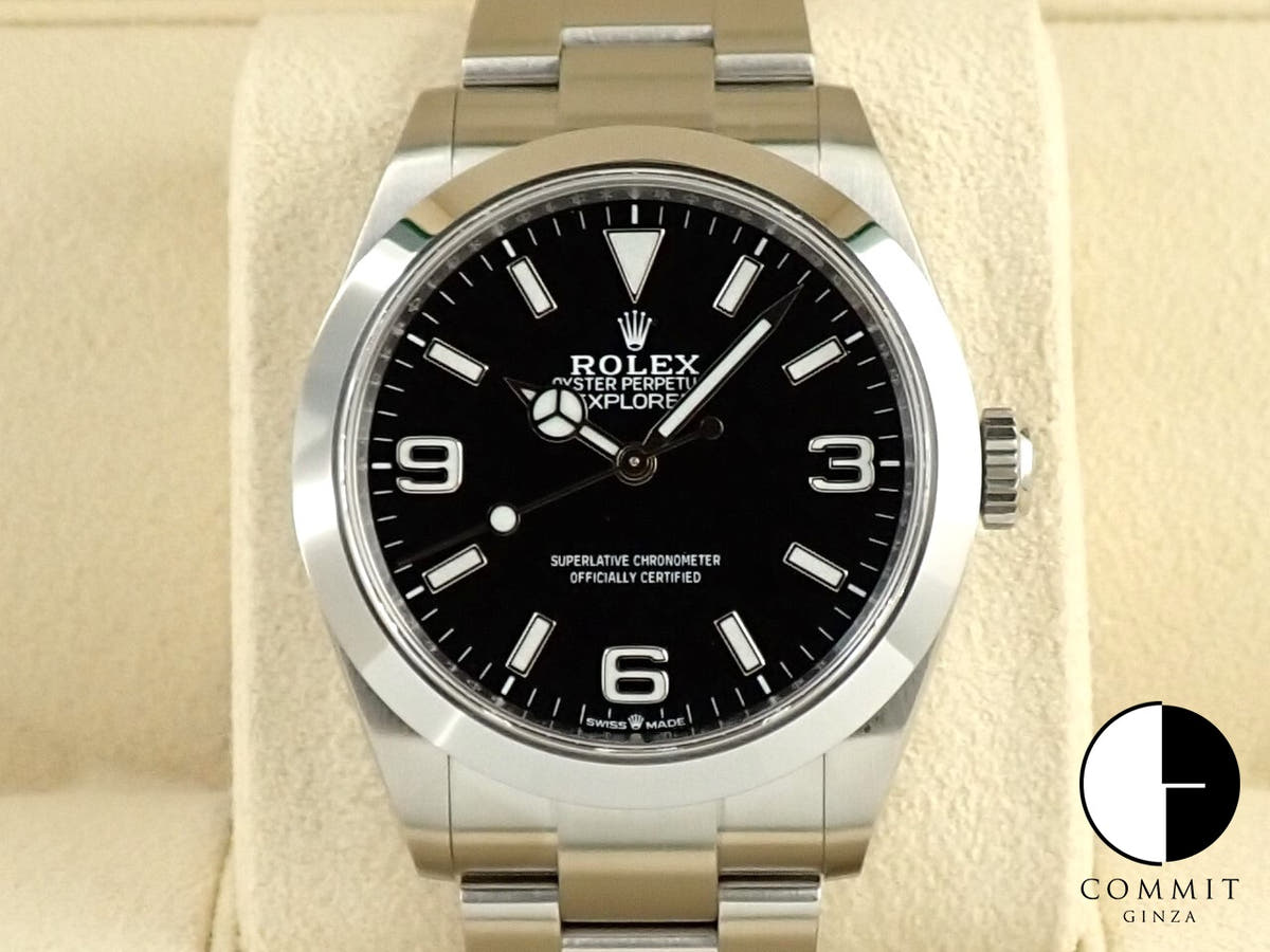 ロレックス エクスプローラー40 Ref.224270 ステンレススチール ブラック文字盤