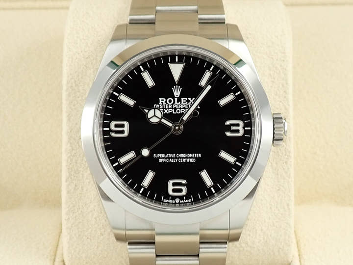ロレックス エクスプローラー40 Ref.224270 ステンレススチール ブラック文字盤