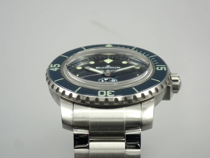 ブランパン フィフティファゾムス オーシャン コミットメント III Ref.5008-11B40-52A ブルー文字盤 中古 Y1729175