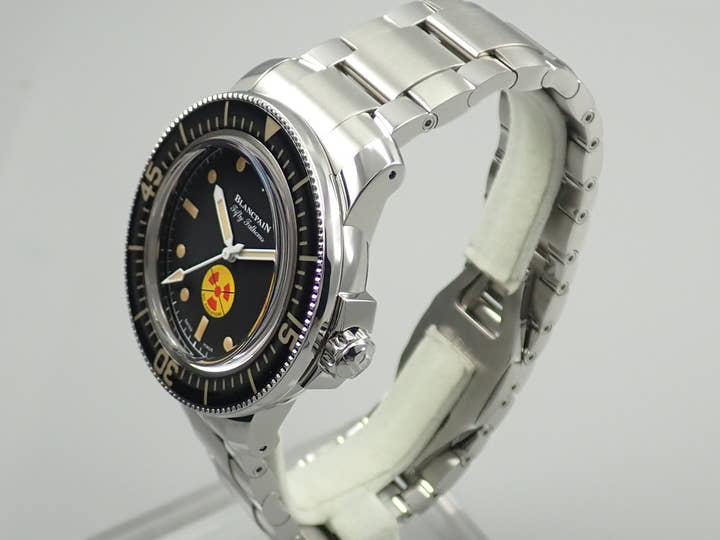 ブランパン フィフティファゾムス ノー Ref.5008D-1130-B64A ブラック文字盤 極美品 K10P5884