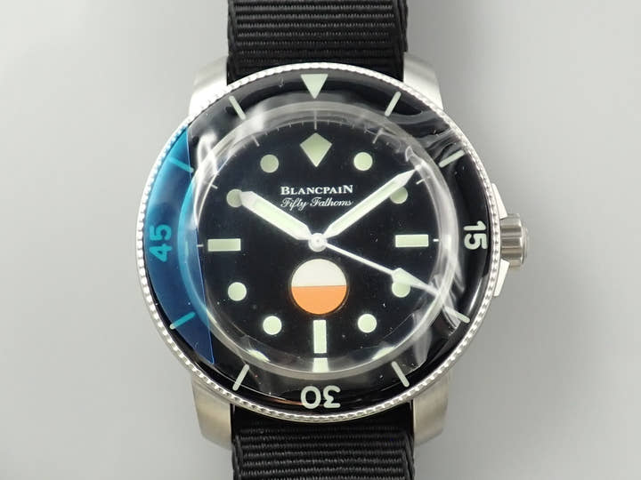 Blancpain Fifty Fathoms HODINKEE Ref.5008-11B30-NABA Black Dial Unused S3J9377A