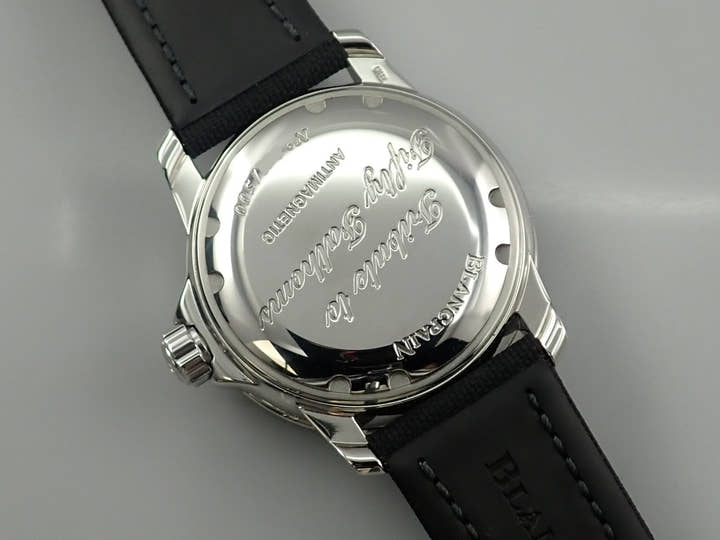 ブランパン フィフティ ファゾムス Ref.5015B-1130-52 ブラック文字盤 極美品 K02PPFTV