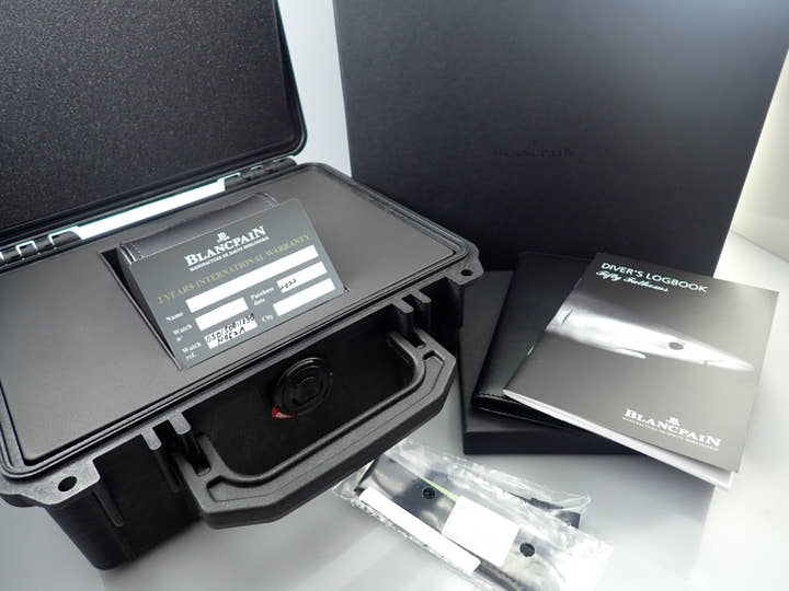 ブランパン フィフティ ファゾムス Ref.5015-1130-52A ブラック文字盤 美品 93R1H1KF