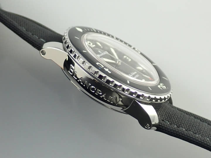 ブランパン フィフティ ファゾムス Ref.5015-1130-52A ブラック文字盤 美品 93R1H1KF