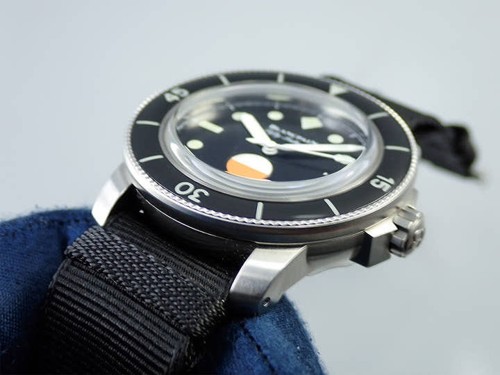 ブランパン フィフティ ファゾムス MIL-SPEC HODINKEE Ref.5008-11B30-NABA ブラック文字盤 極美品 6UCAL316