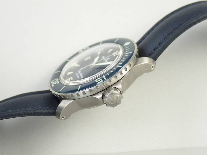 ブランパン フィフティ ファゾムス オートマティック Ref.5015-12B40-O52A ブルー文字盤 中古 2Z745425