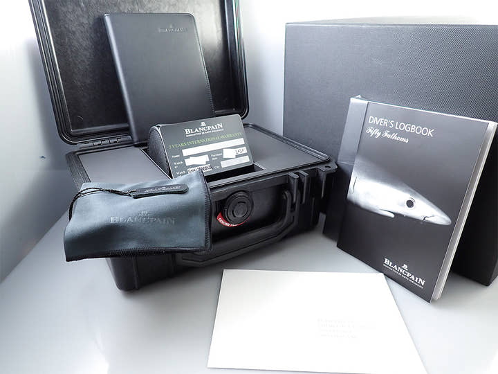 ブランパン フィフティ ファゾムス オートマティック Ref.5015-12B40-O52A ブルー文字盤 中古 2Z745425