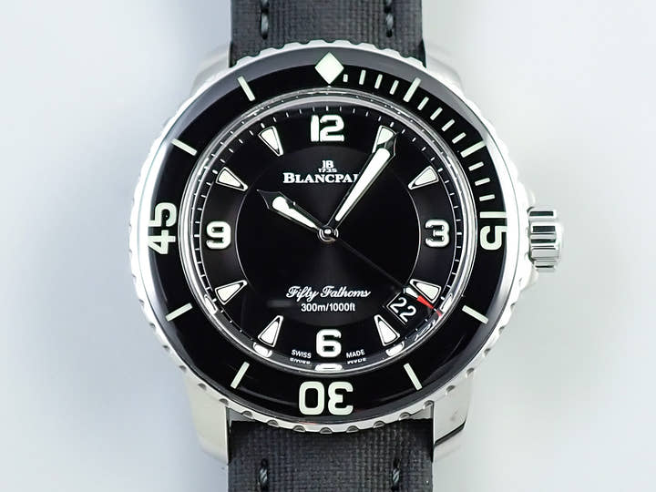 ブランパン フィフティ ファゾムス Ref.5015-1130-52A ブラック文字盤 中古 S4C14H92