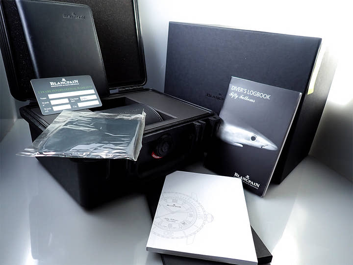 ブランパン フィフティ ファゾムス Ref.5015-1130-52A ブラック文字盤 中古 S4C14H92