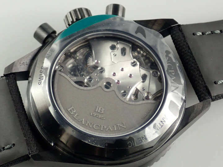 ブランパン フィフティ ファゾムス バチスカーフ フライバック クロノグラフ Ref.5200-0153-B52A グリーン文字盤 極美品 3S912P5U