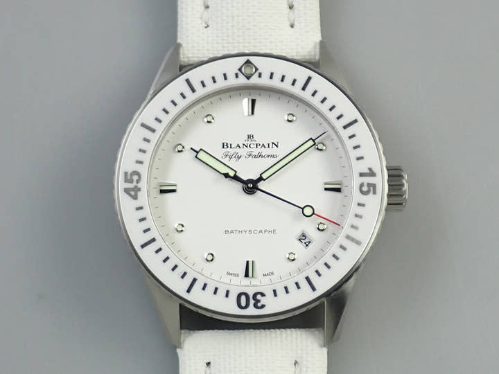 ブランパン フィフティ ファゾムス バチスカーフ Ref.5100-1127-W52A ホワイト文字盤 未使用 J713S0CL