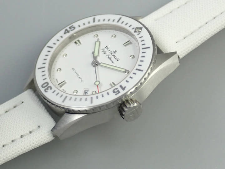 ブランパン フィフティ ファゾムス バチスカーフ Ref.5100-1127-W52A ホワイト文字盤 未使用 J713S0CL