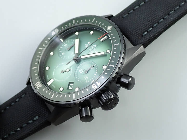 ブランパン フィフティ ファゾムス バチスカーフ Ref.5200-0153-B52A グリーン文字盤 未使用 R9SJFUTJ