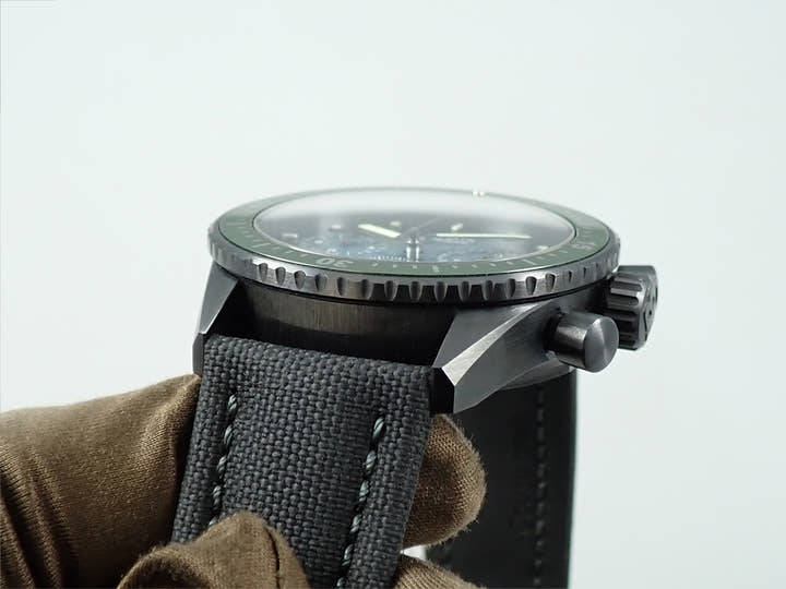 ブランパン フィフティ ファゾムス バチスカーフ フライバック クロノグラフ Ref.5200-0153-B52A グリーン文字盤 美品 UA78SLJ5