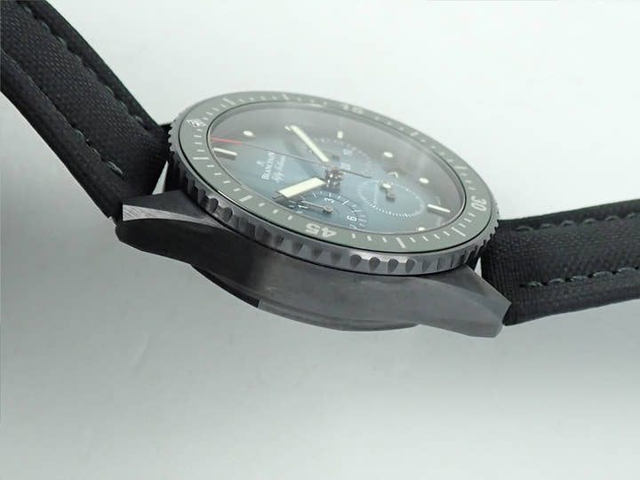 ブランパン フィフティ ファゾムス バチスカーフ フライバック クロノグラフ Ref.5200-0153-B52A グリーン文字盤 美品 UA78SLJ5