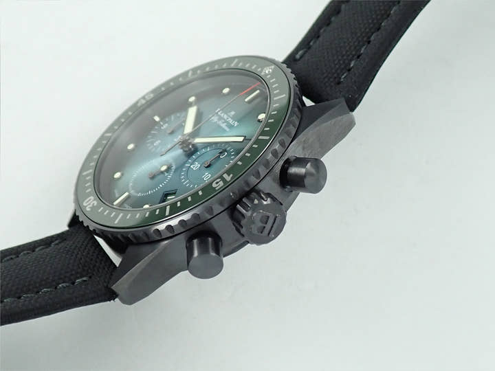 ブランパン フィフティ ファゾムス バチスカーフ フライバック クロノグラフ Ref.5200-0153-B52A グリーン文字盤 美品 UA78SLJ5