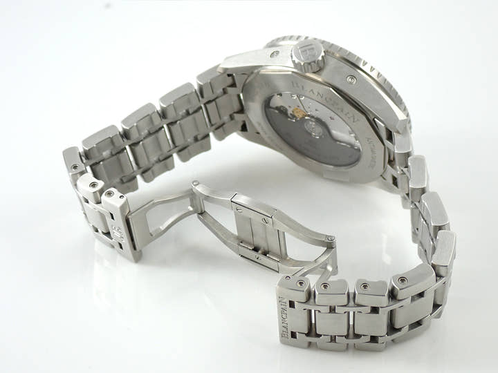 ブランパン フィフティ ファゾムス バチスカーフ コンプリート カレンダー Ref.5054-1110-70B グレー文字盤 美中古 H0593730