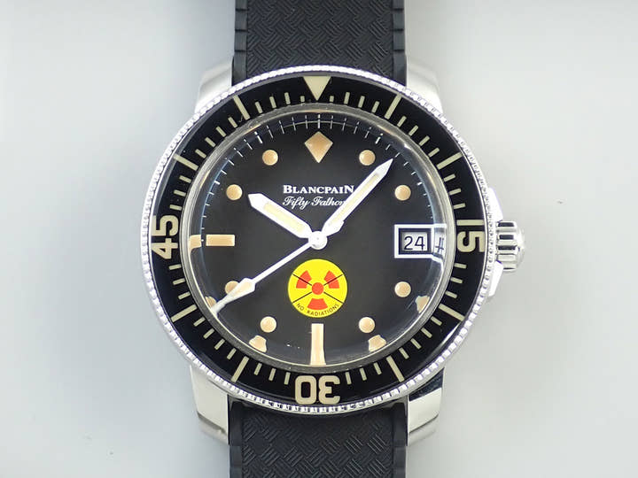 ブランパン フィフティ ファゾムス ノーラド Ref.5008D-1130-B64A ブラック文字盤 極美品 9Z4AV934