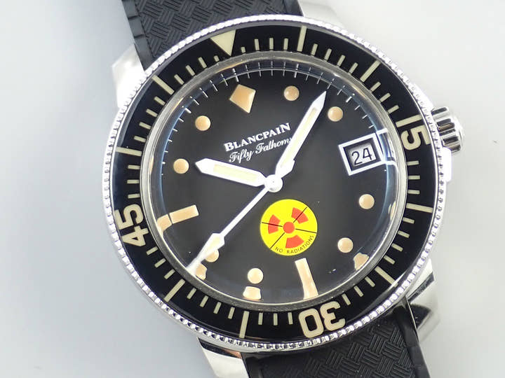 ブランパン フィフティ ファゾムス ノーラド Ref.5008D-1130-B64A ブラック文字盤 極美品 9Z4AV934