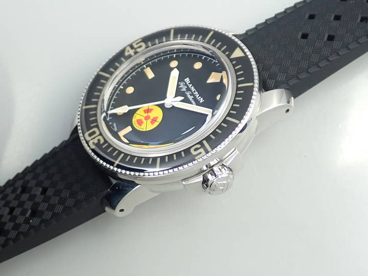 ブランパン フィフティ ファゾムス ノーラド Ref.5008D-1130-B64A ブラック文字盤 極美品 9Z4AV934