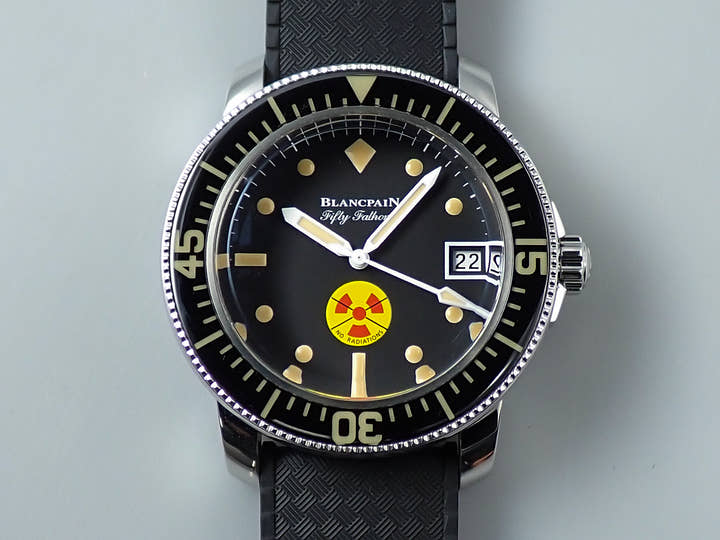 ブランパン フィフティ ファゾムス ノーラド Ref.5008D-1130-B64A ブラック文字盤 中古 P2YA8497