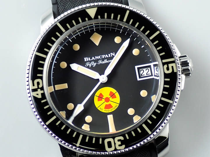 ブランパン フィフティ ファゾムス ノーラド Ref.5008D-1130-B64A ブラック文字盤 中古 P2YA8497
