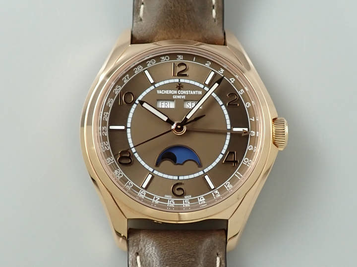 ヴァシュロンコンスタンタン フィフティーシックス コンプリートカレンダー Ref.4000E/000R-B065 ブラウン文字盤 美品 C052KKXR