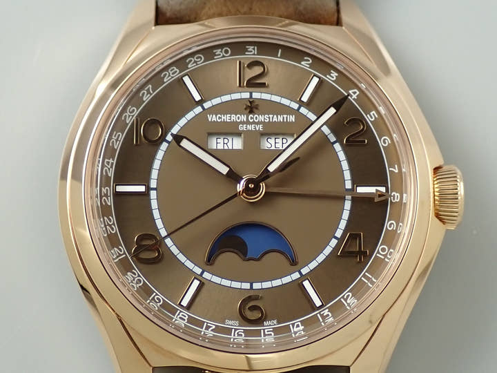 ヴァシュロンコンスタンタン フィフティーシックス コンプリートカレンダー Ref.4000E/000R-B065 ブラウン文字盤 美品 C052KKXR