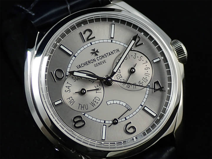 ヴァシュロンコンスタンタン フィフティーシックス デイ/デイト Ref.4400E/000A-B437 シルバー文字盤 美品 6RL6986S