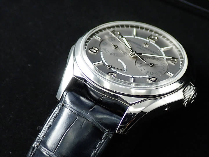 ヴァシュロンコンスタンタン フィフティーシックス デイ/デイト Ref.4400E/000A-B437 シルバー文字盤 美品 6RL6986S