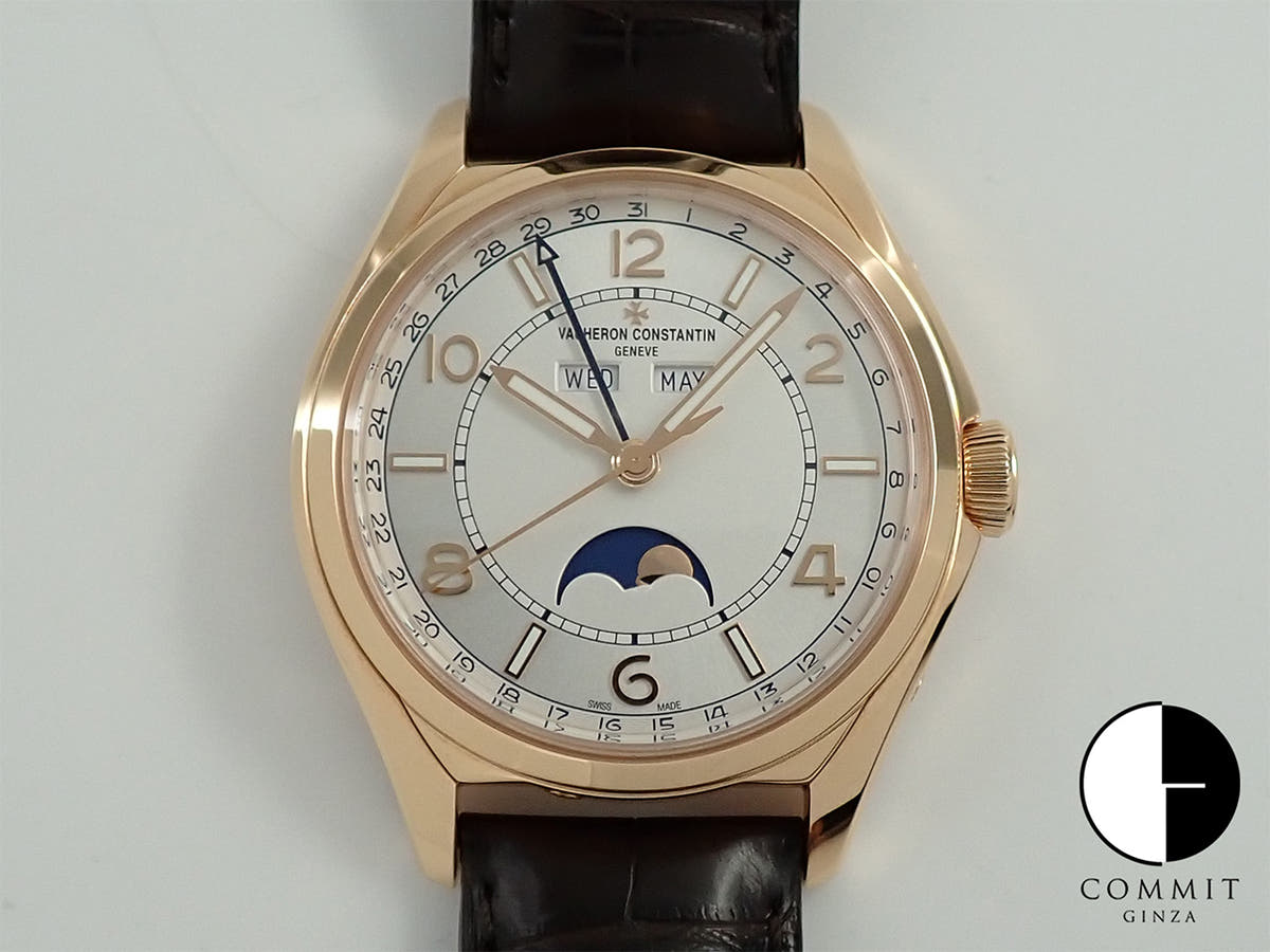ヴァシュロンコンスタンタン フィフティーシックス コンプリートカレンダー Ref.4000E/000R-B438 シルバー文字盤 中古 8HRLZRJZ
