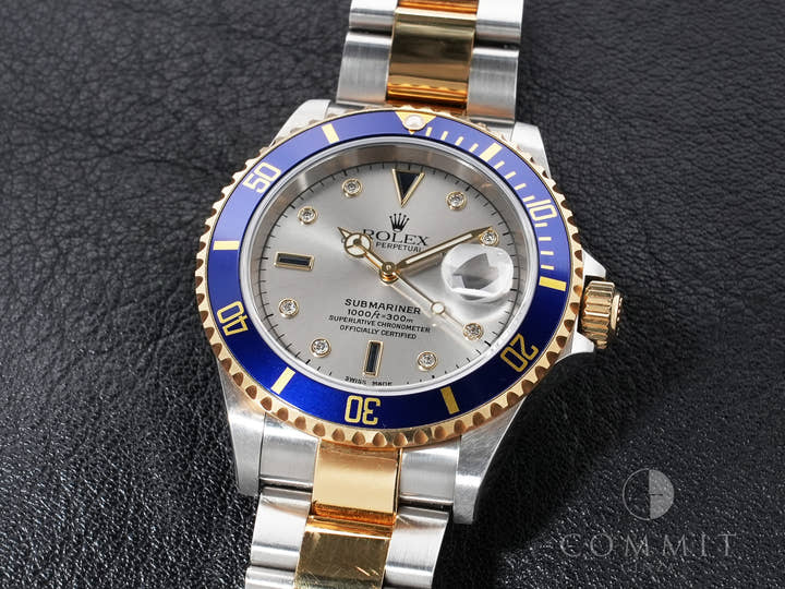 ロレックス サブマリーナー デイト Ref.16613SG ステンレススチール/イエローゴールド グレー文字盤 中古 dcvg4f58